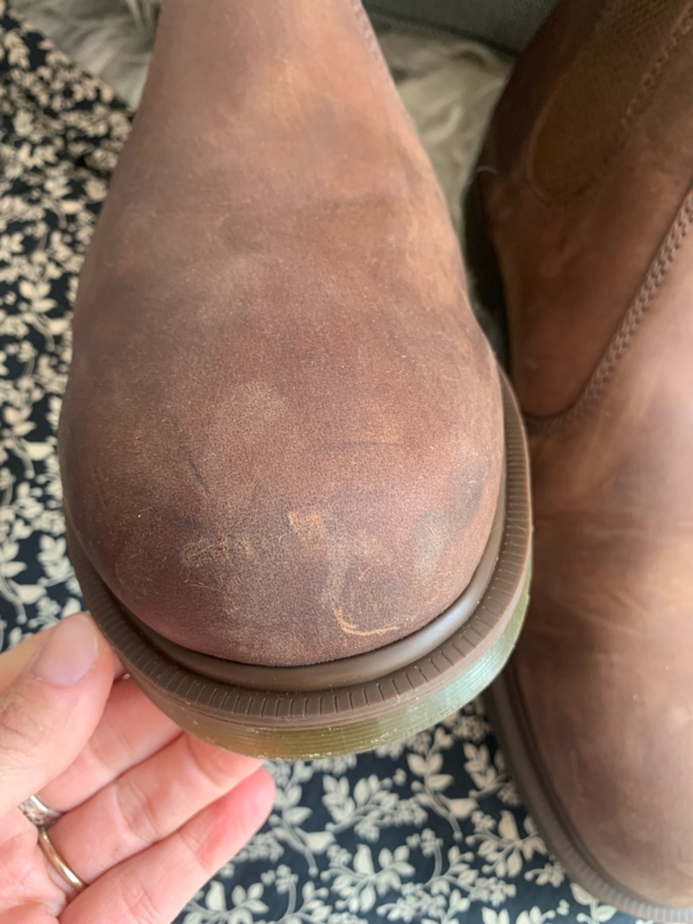 Dr marten men’s 13 crazy horse Chelsea boot - Picture 4 of 7